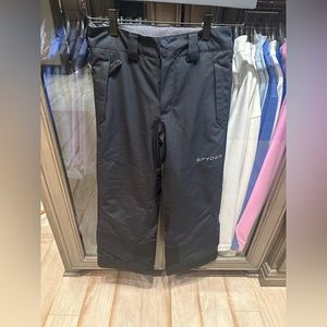 🕷️Spyder black ski pants Size 8 LIKE NEW